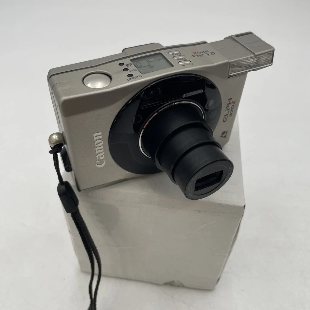 Canon ELPH 370Z Advantix 24mm Cartridge Point & Shoot Film Camera+Battery Tested
